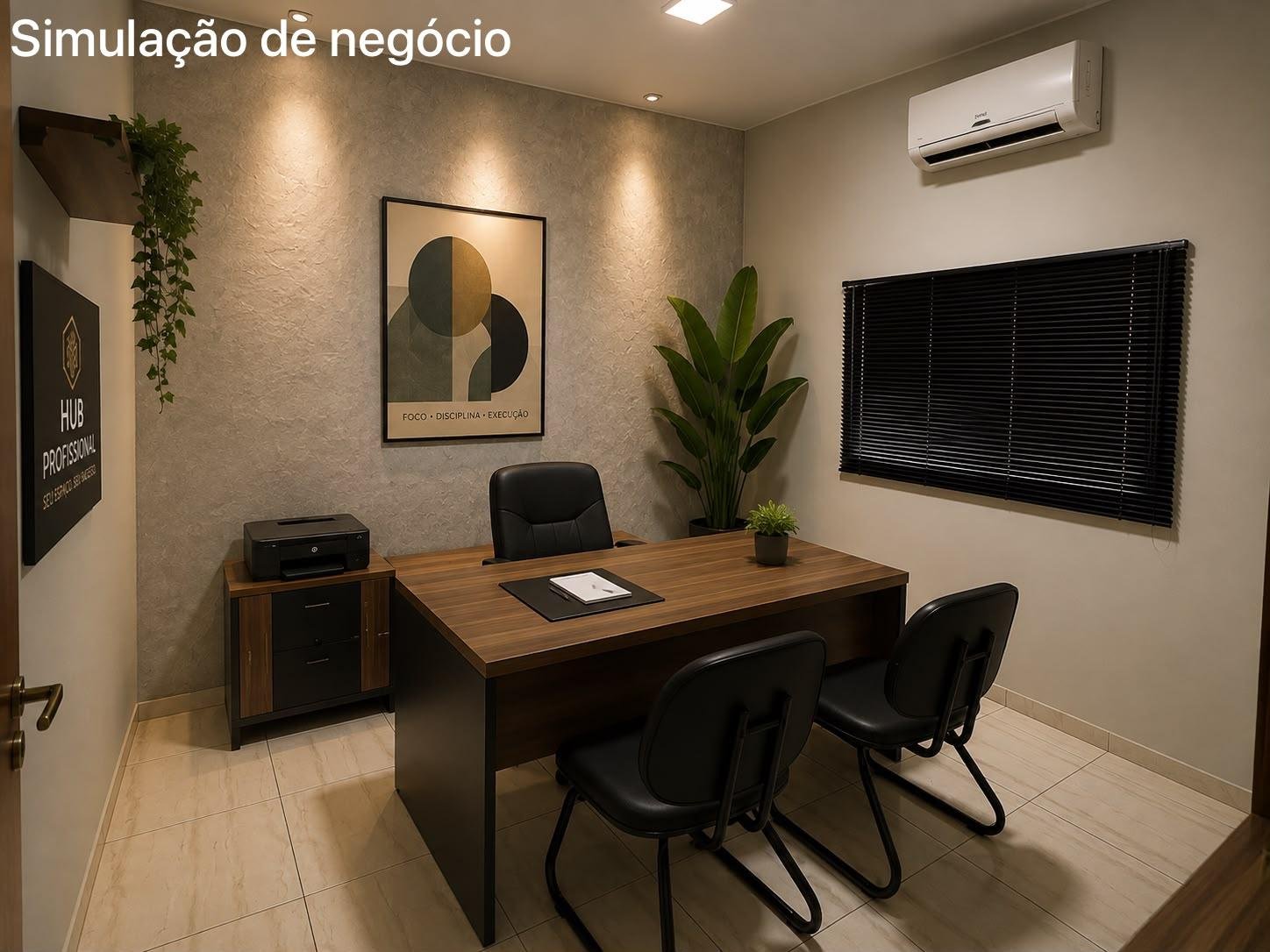 Sala comercial para locação – Centro